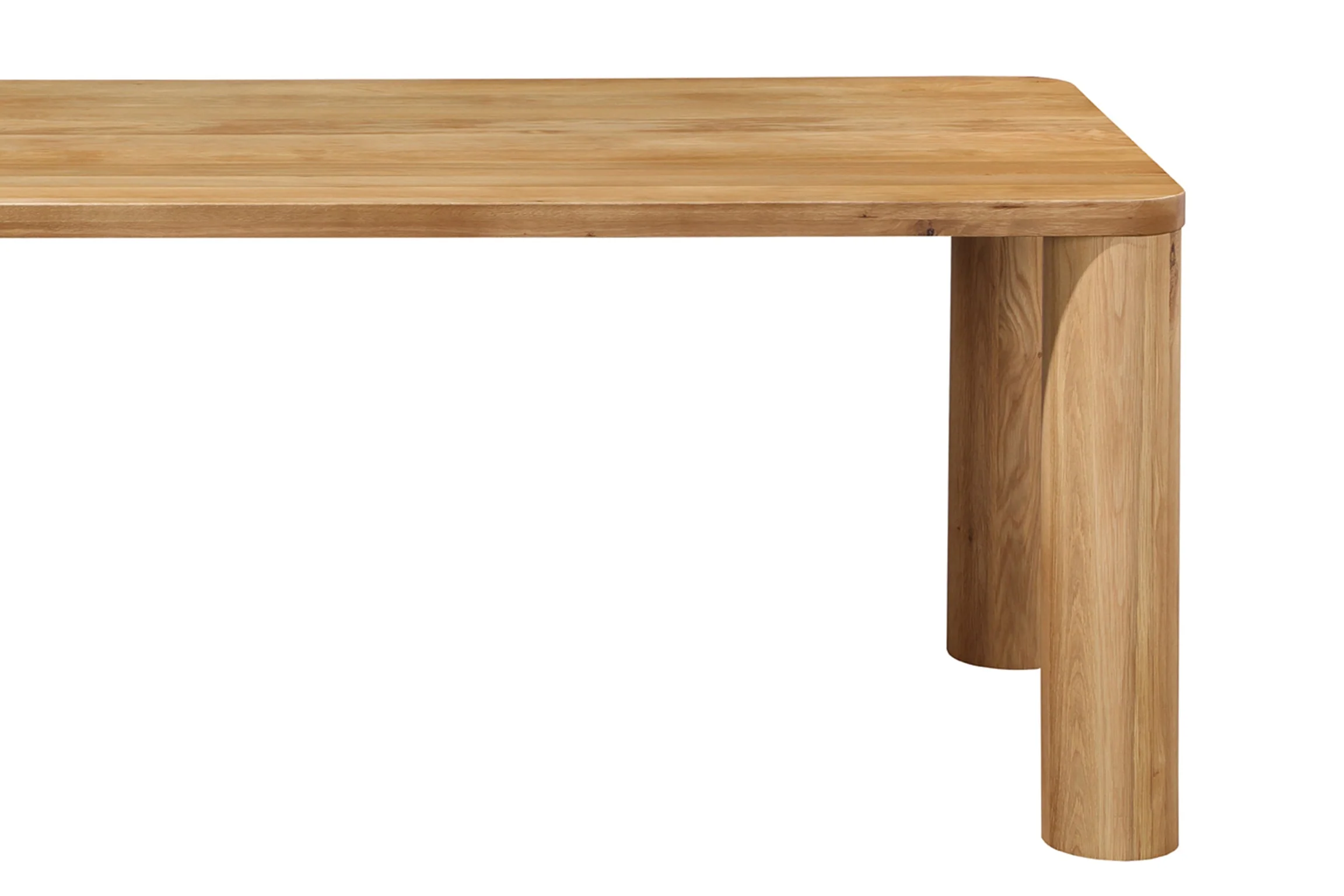 Field Dining Table, Seats 4-6 People, Oak - Image 9