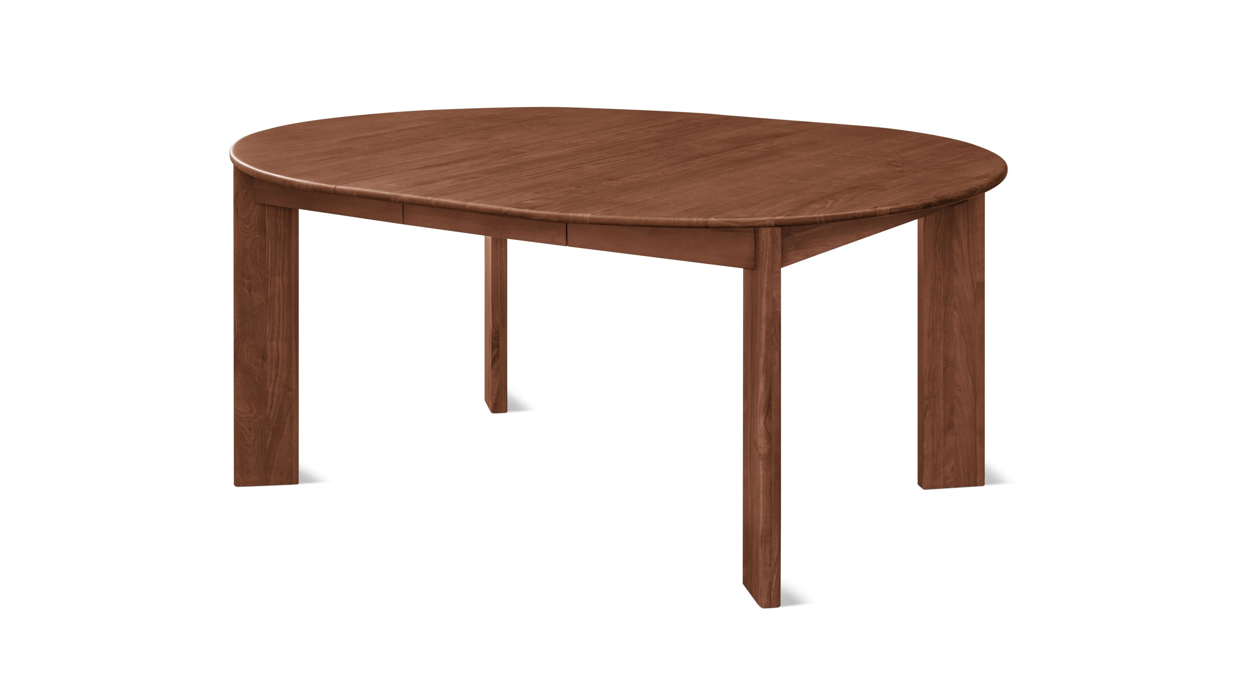 Frame Round Extendable Dining Table, Seats 4-8, American Walnut - Image 4