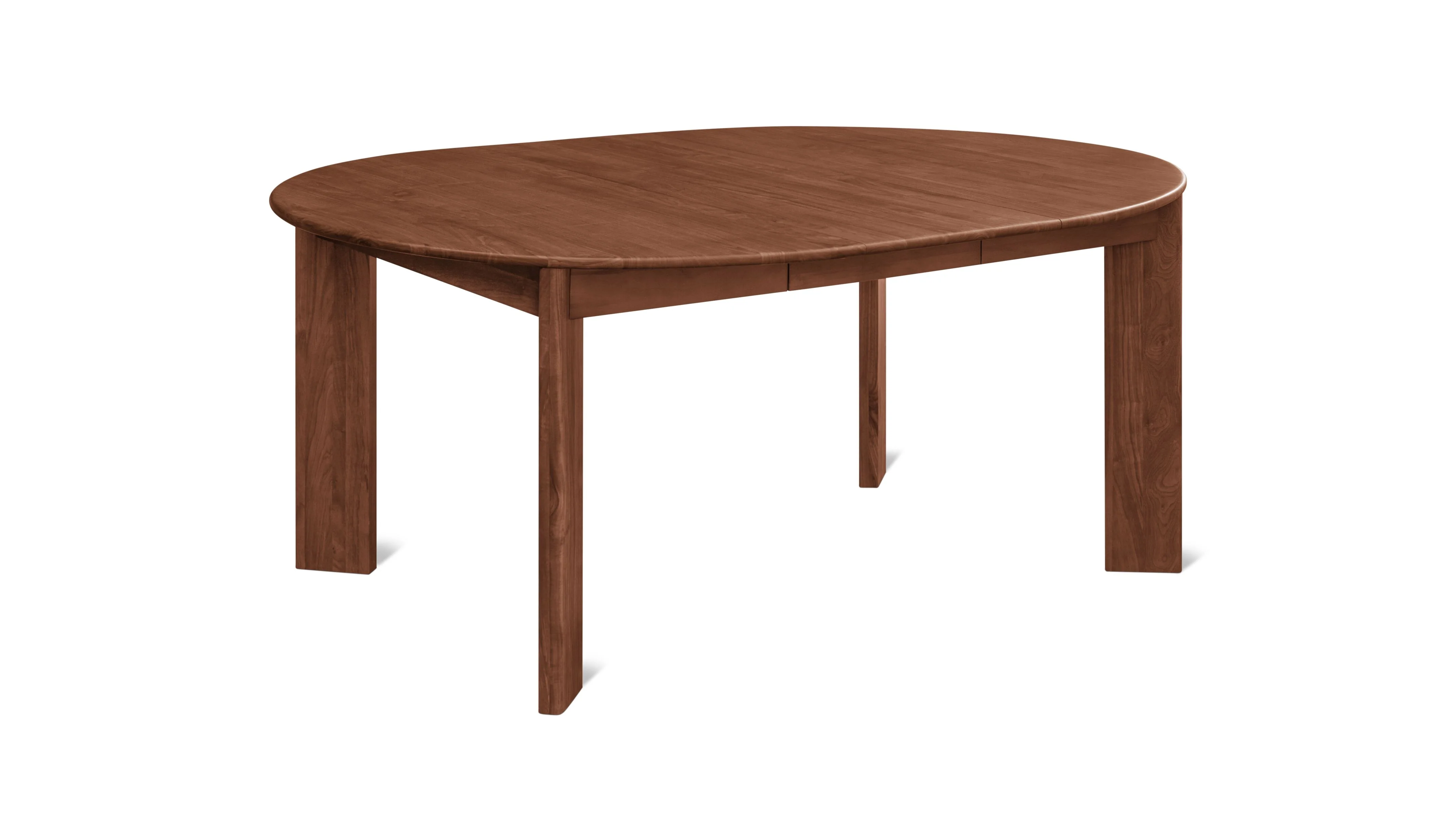 Frame Round Extendable Dining Table, Seats 4-8, American Walnut - Image 9