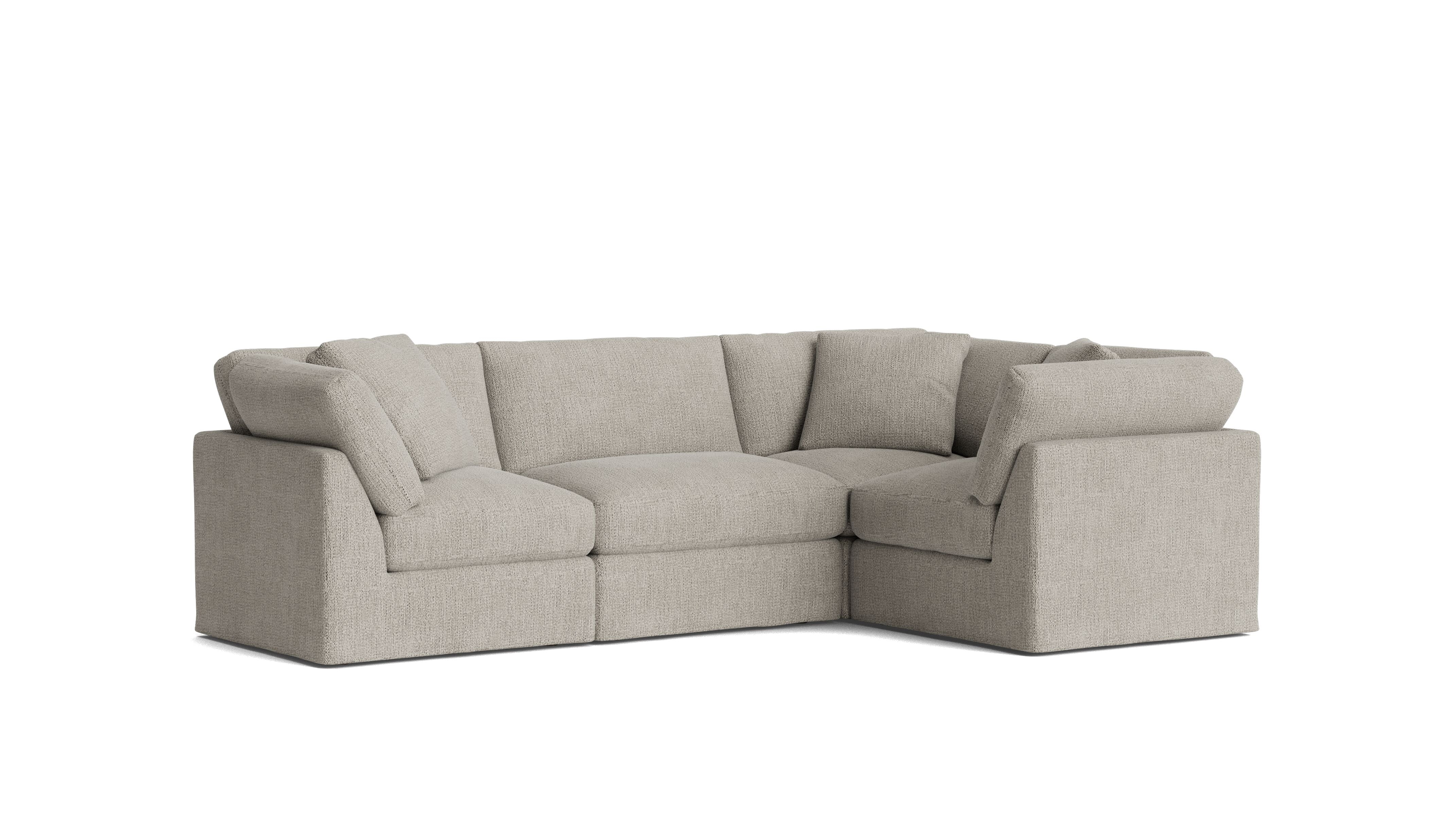 Get Together™ 4-Piece Modular Sectional Closed, Standard, Oatmeal - Image 3