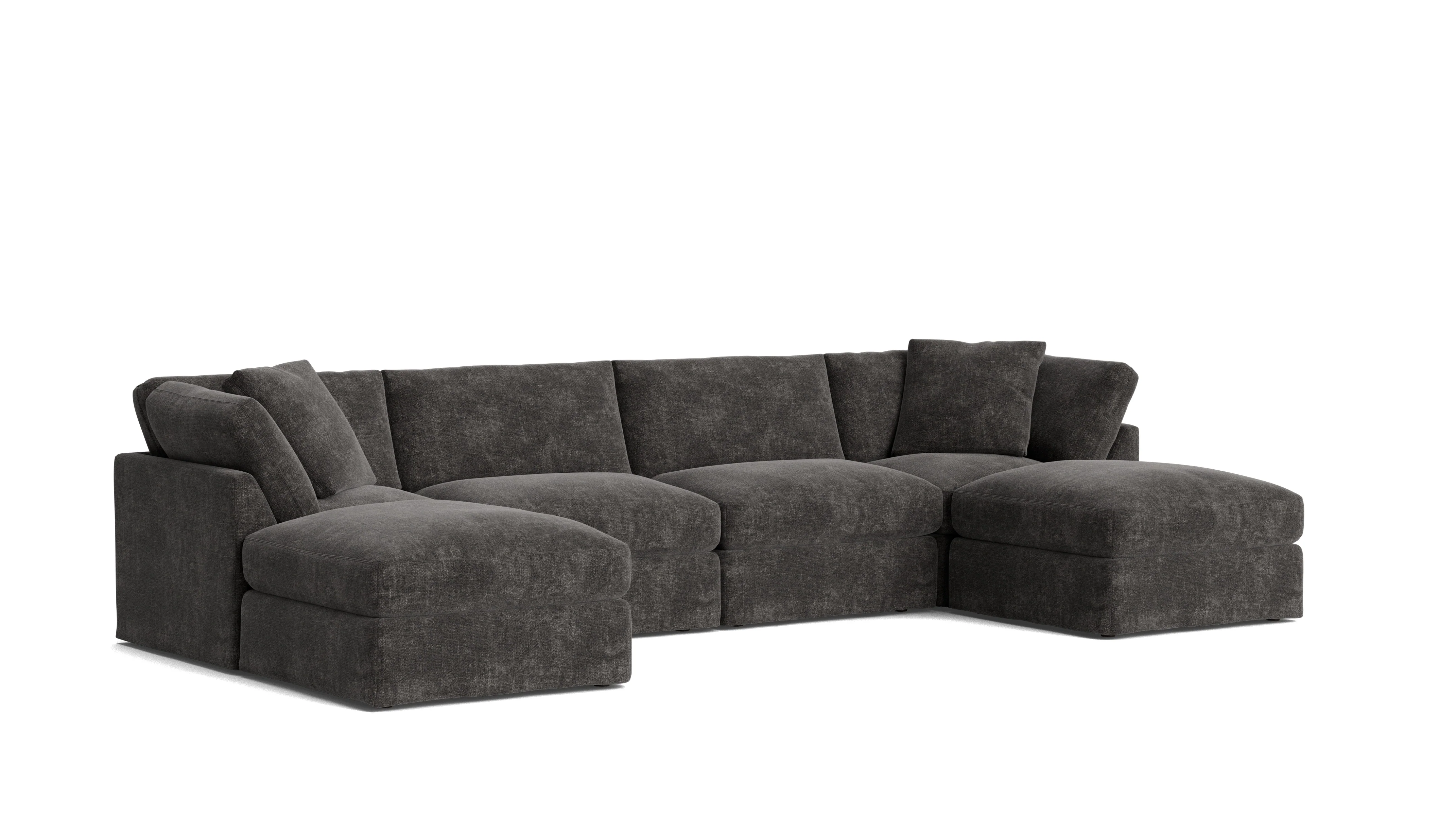 Get Together™ 6-Piece Modular U-Shaped Sectional, Standard, Truffle - Image 3