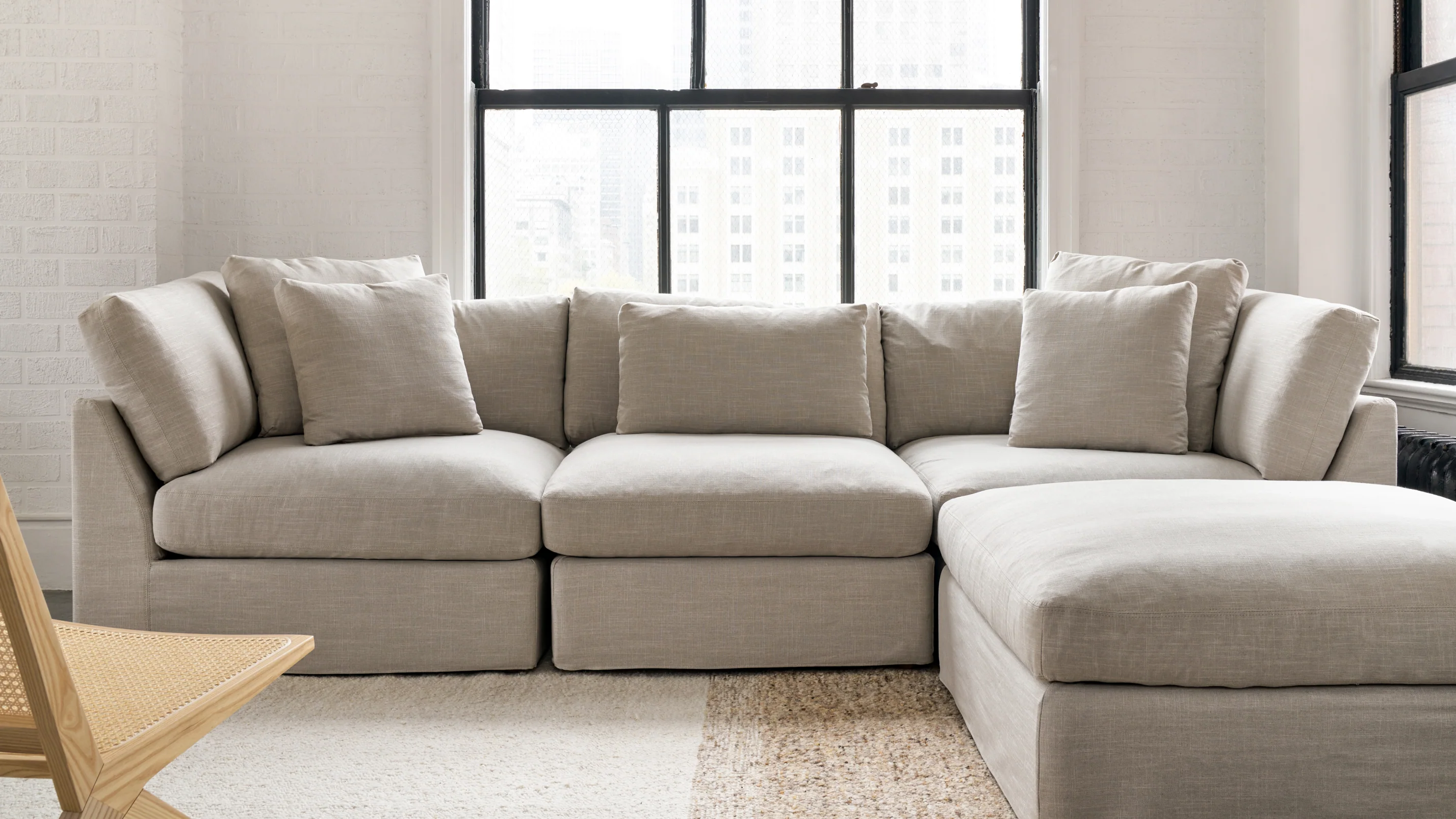 Get Together™ 5-Piece Modular Sectional, Standard, Light Pebble - Image 7