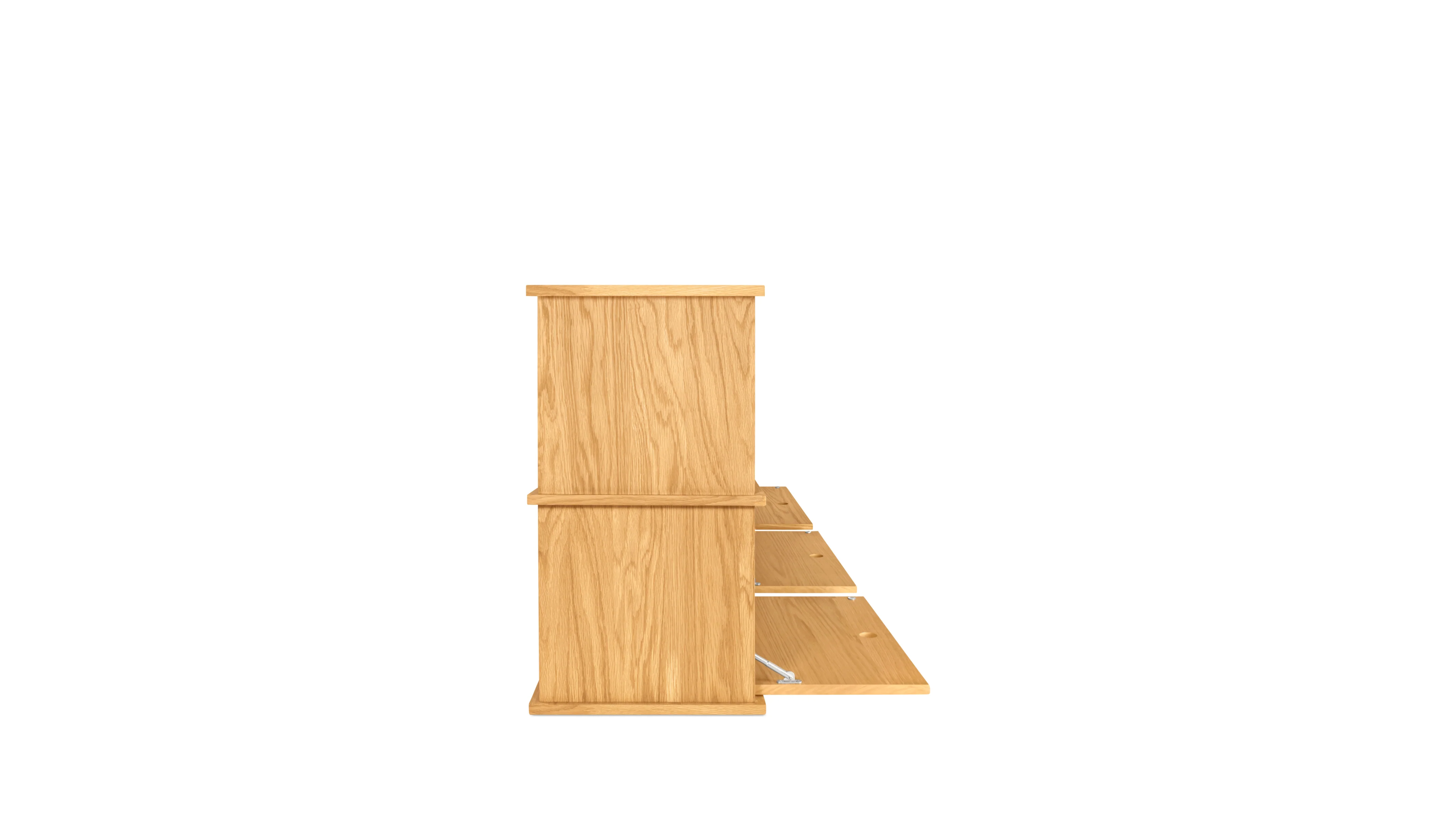 Keep Stacking Storage System 6-Piece, Open and Closed, White Oak - Image 8