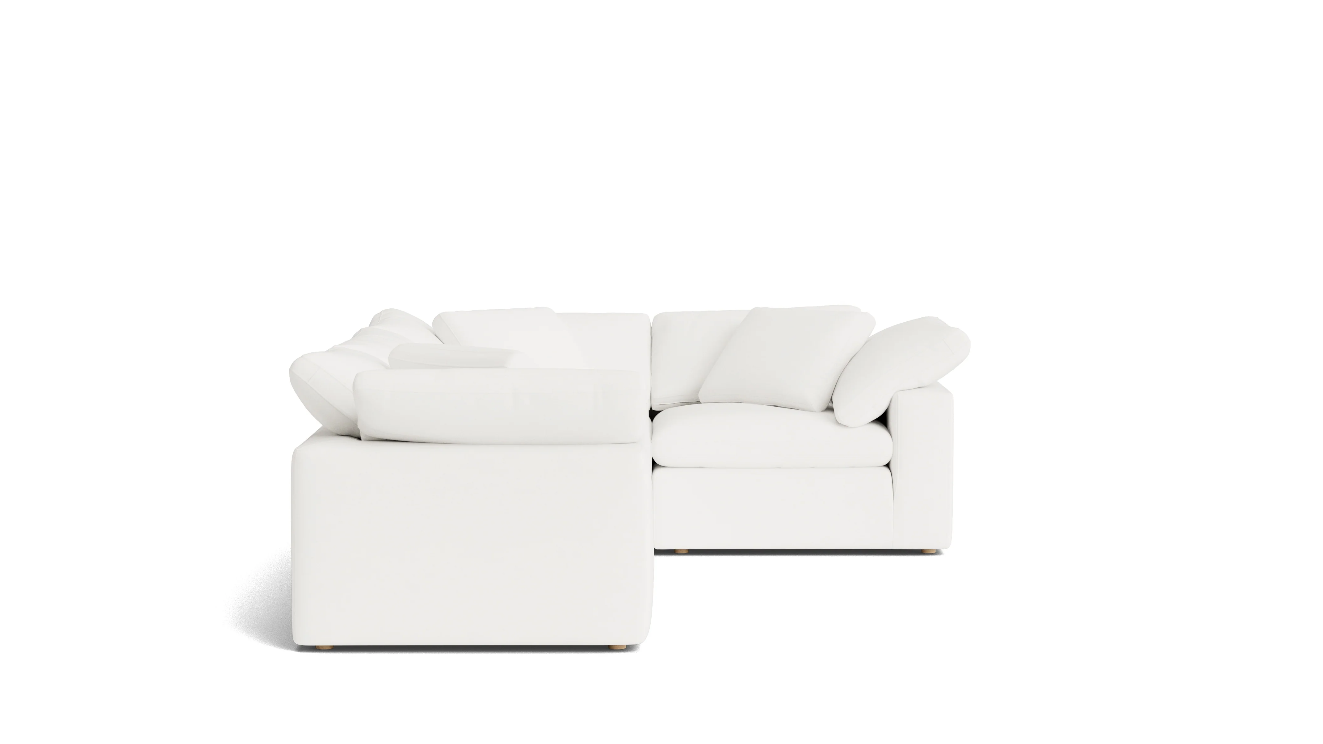 Movie Night™ 4-Piece Modular Sectional Closed, Large, Brie - Image 4