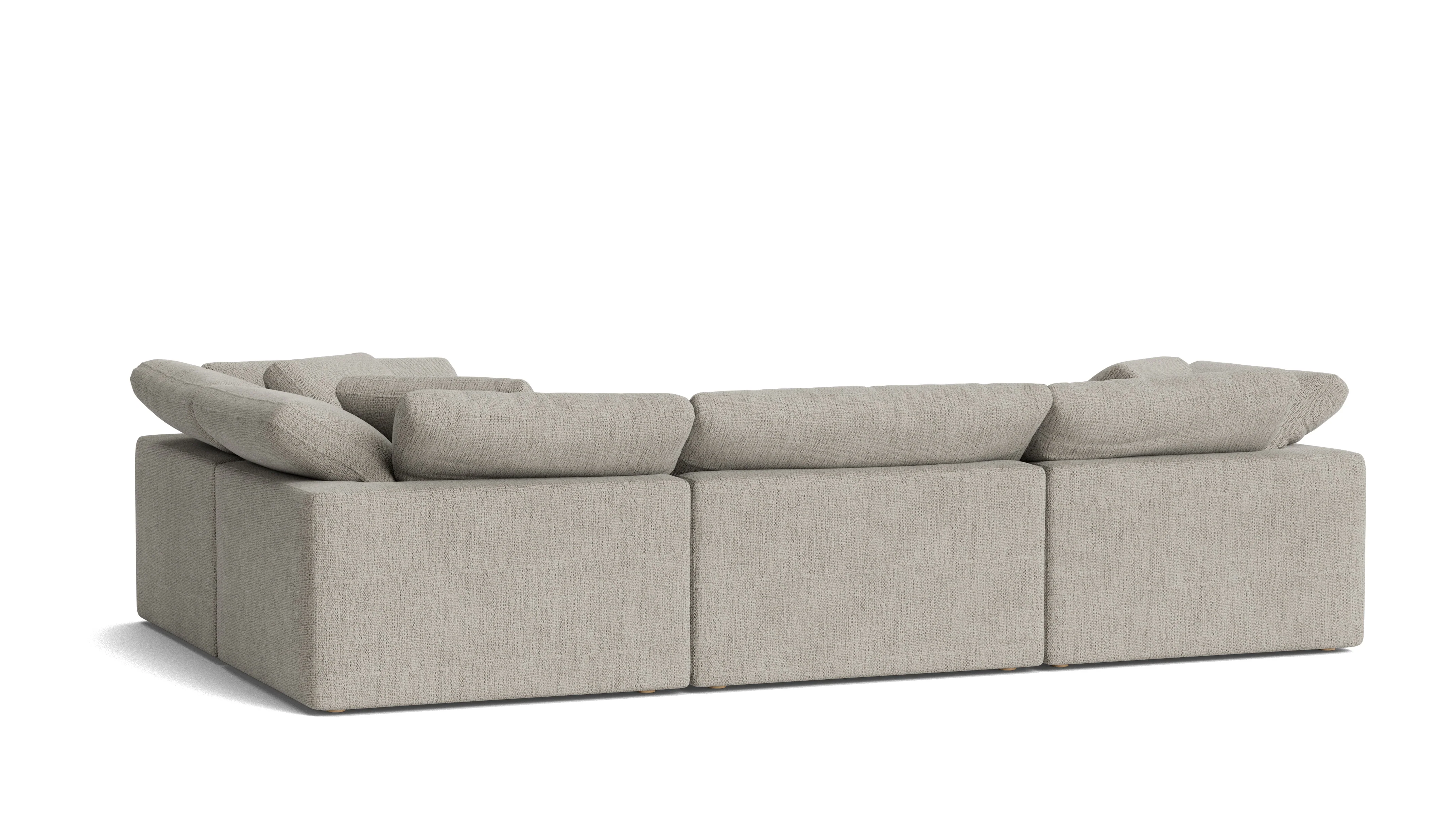 Movie Night™ 4-Piece Modular Sectional Closed, Large, Oatmeal - Image 5