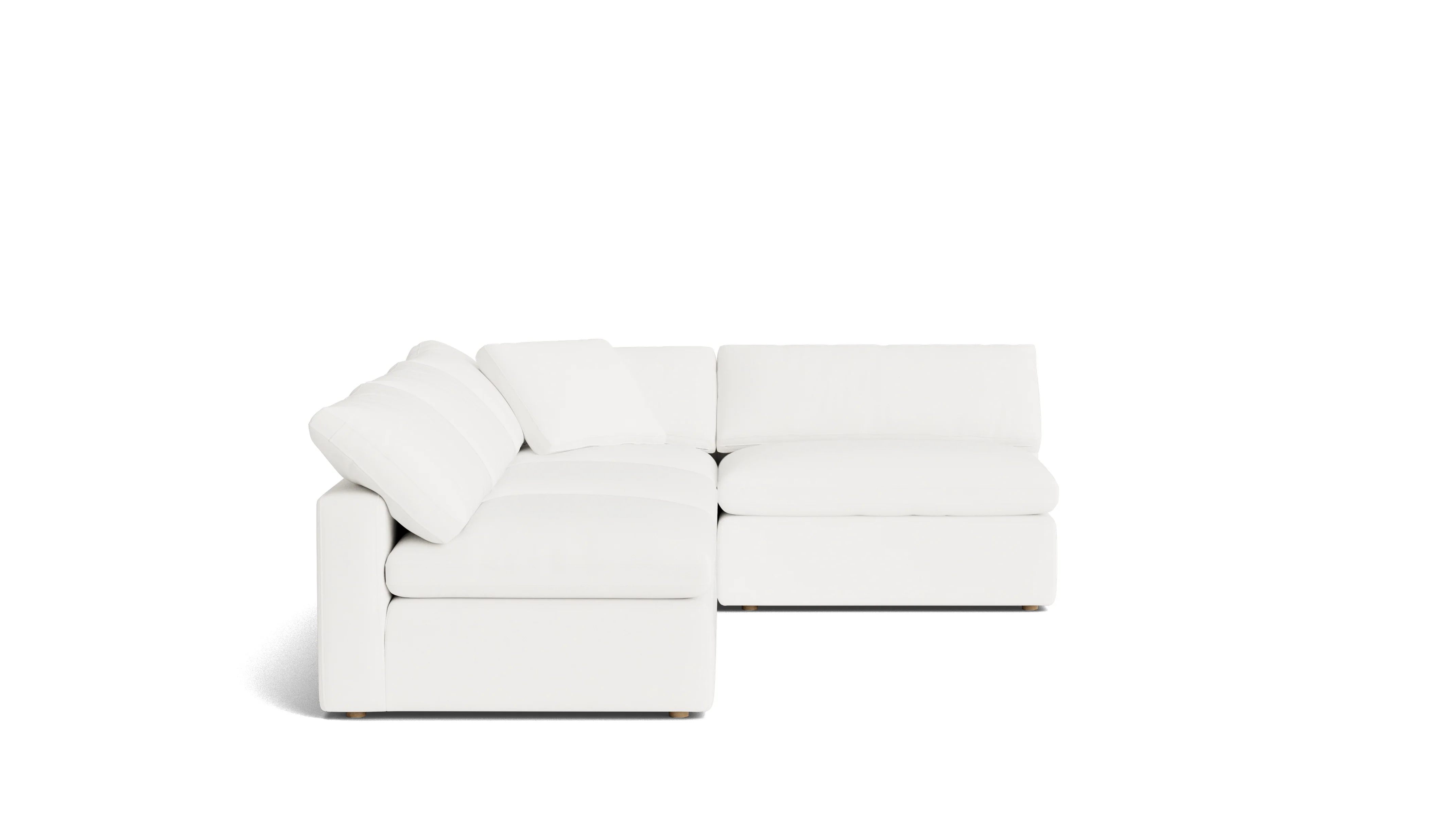 Movie Night™ 4-Piece Modular Sectional Open, Large, Brie - Image 4
