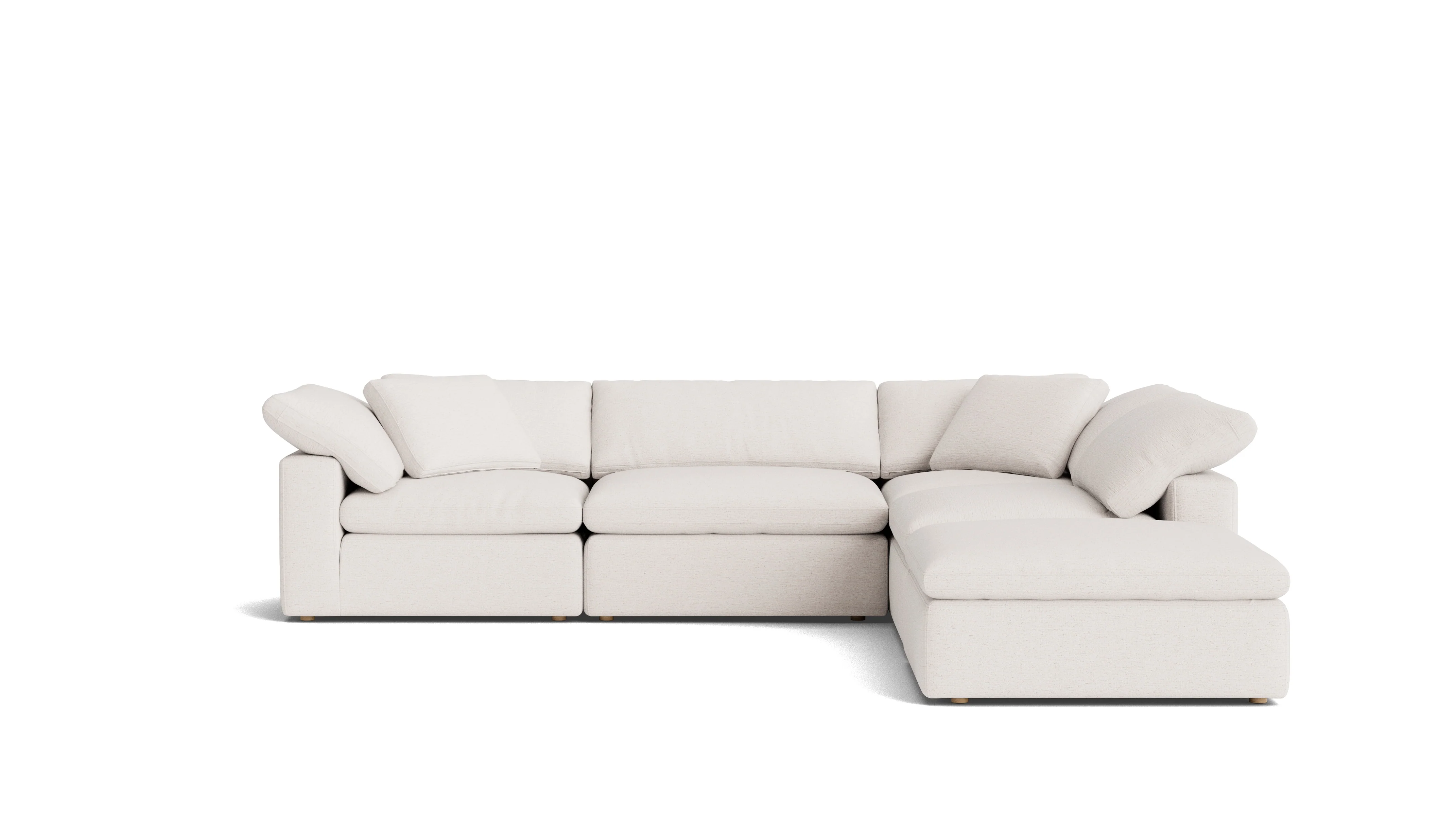 Movie Night™ 5-Piece Modular Sectional, Large, Nomad Snow - Image 2