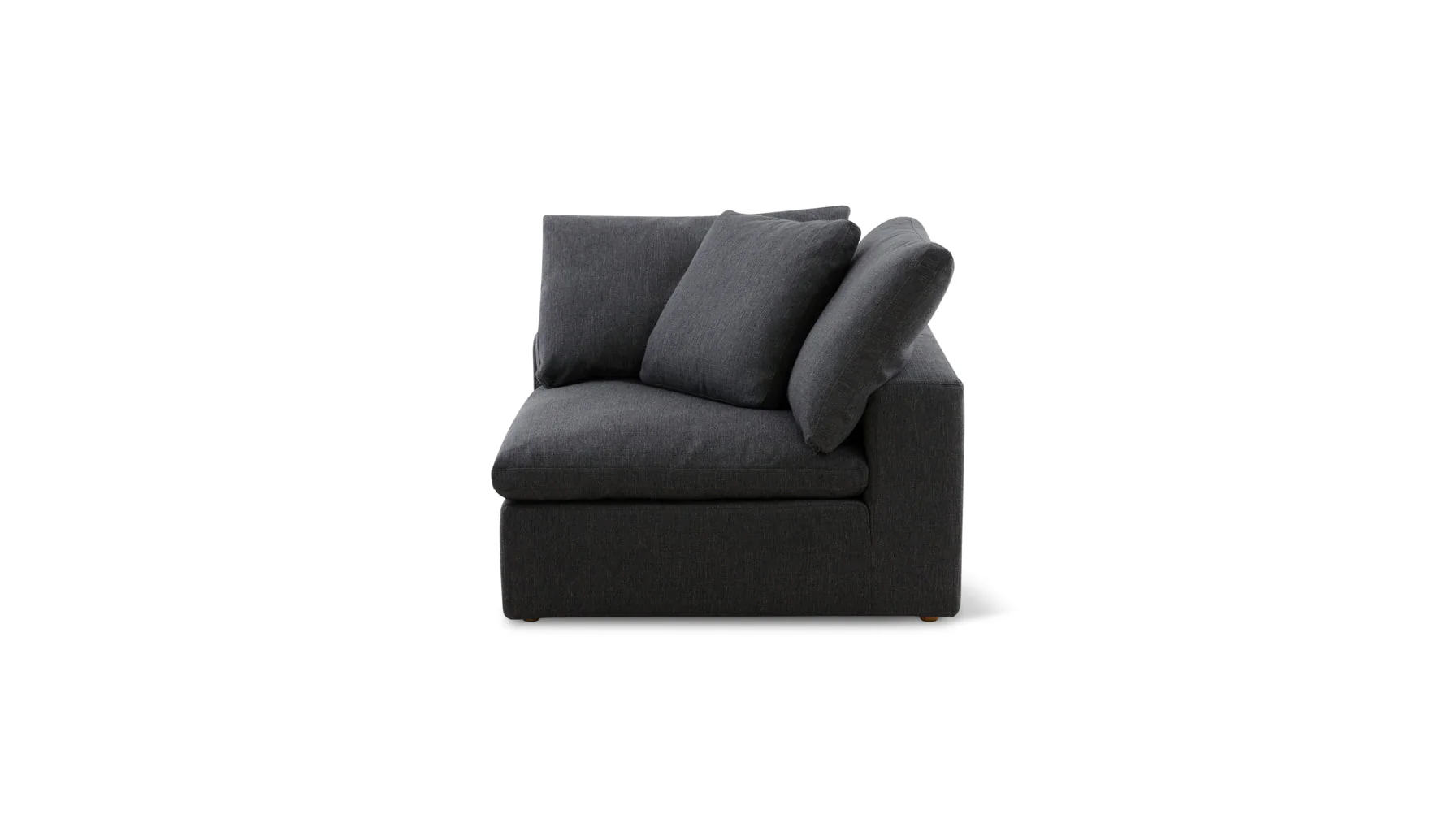 Slipcover - Movie Night™ Corner Chair, Standard, Dark Shadow (Left or Right) - Image 3