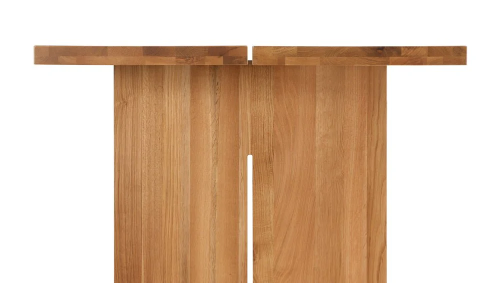 Plane Dining Table, Seats 8-10 People, Oak - Image 11