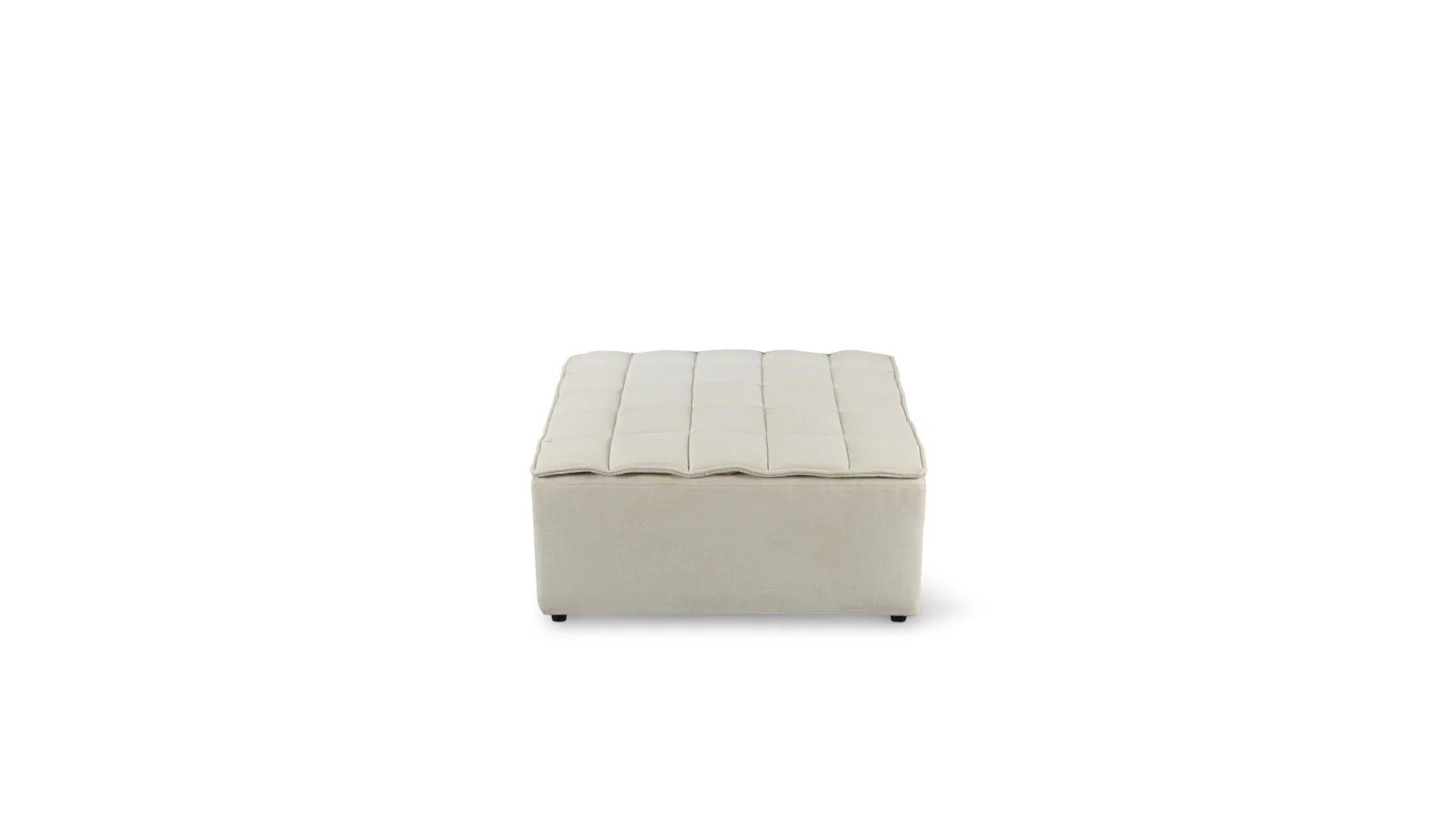 Quilt Ottoman Fawn - Image 5