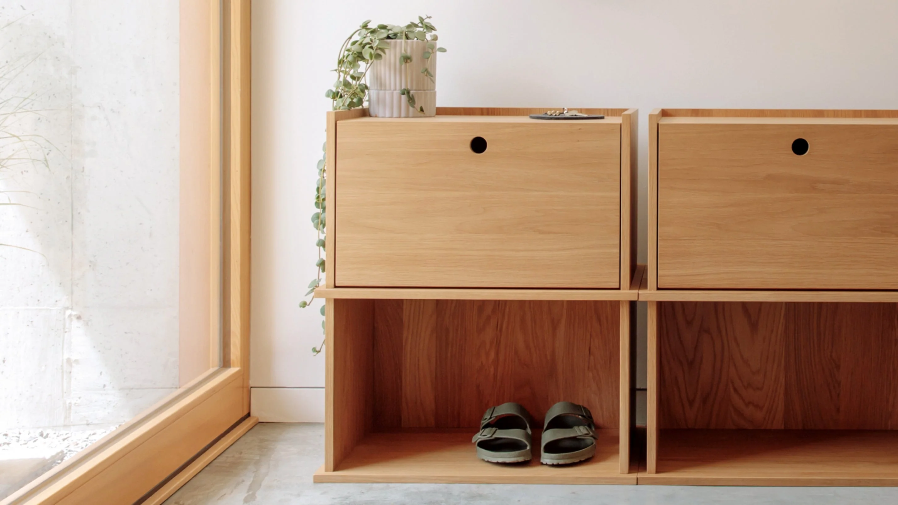 Keep Stacking Storage System, Open, Walnut - Image 6