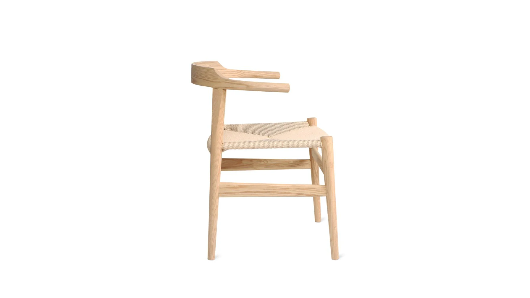 Tuck In Dining Chair, Natural Papercord Seat, Ash - Image 6